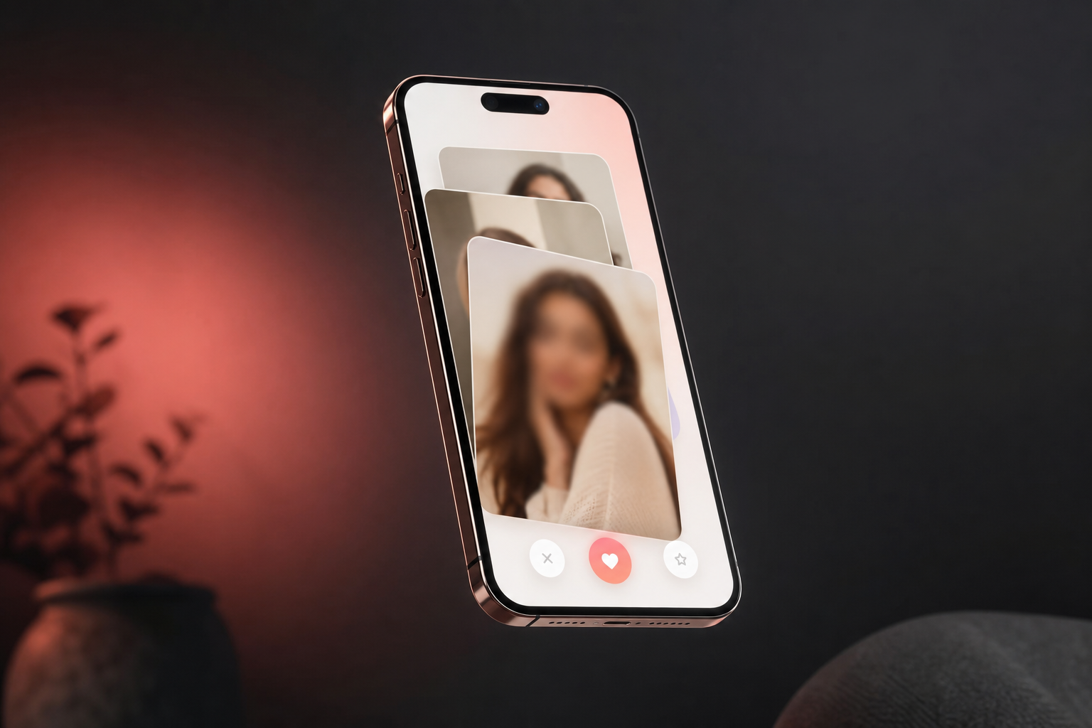 HerDate app experience on a phone